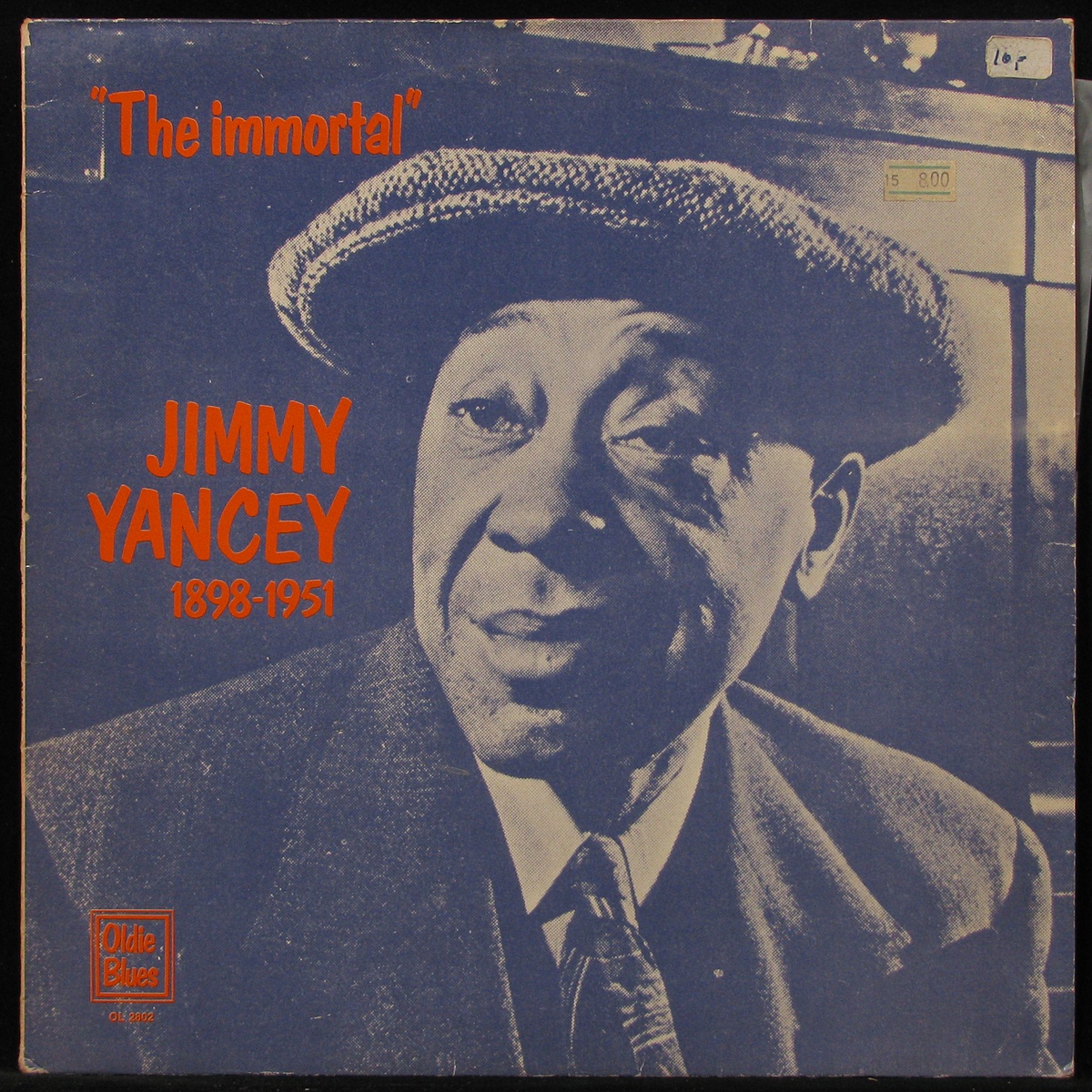 LP Jimmy Yancey — 'The Immortal' Jimmy Yancey 1898-1951 (mono) фото