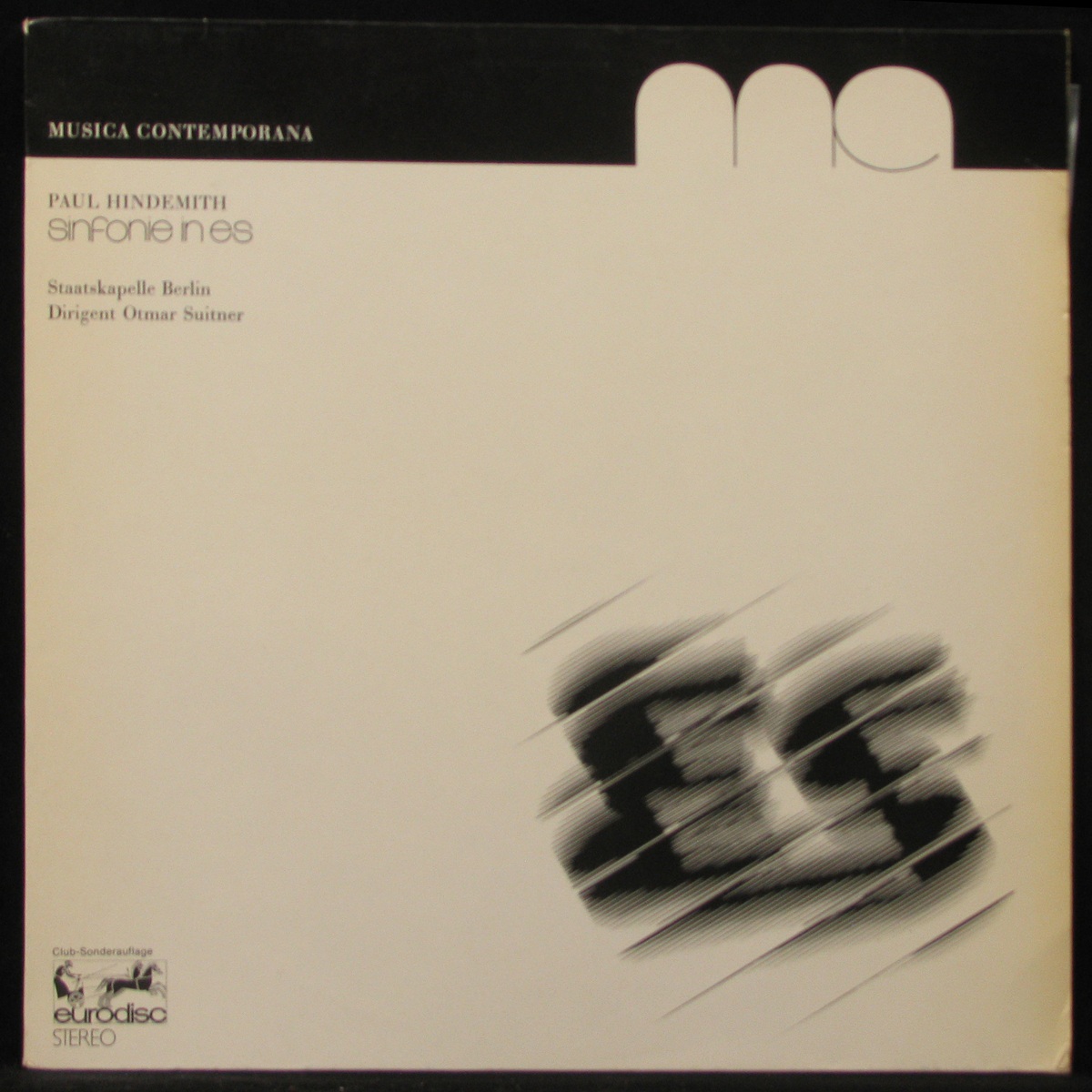 LP Otmar Suitner / Staatskapelle Berlin — Paul Hindemith: Sinfonie In Es (club edition) фото