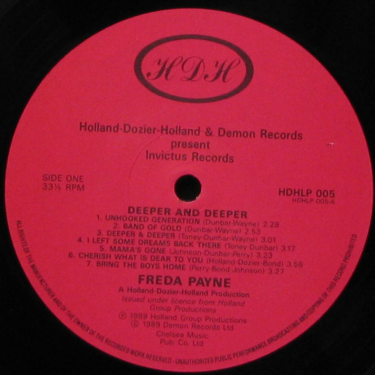 LP Freda Payne — Deeper And Deeper (The Best Of Freda Payne) фото 2