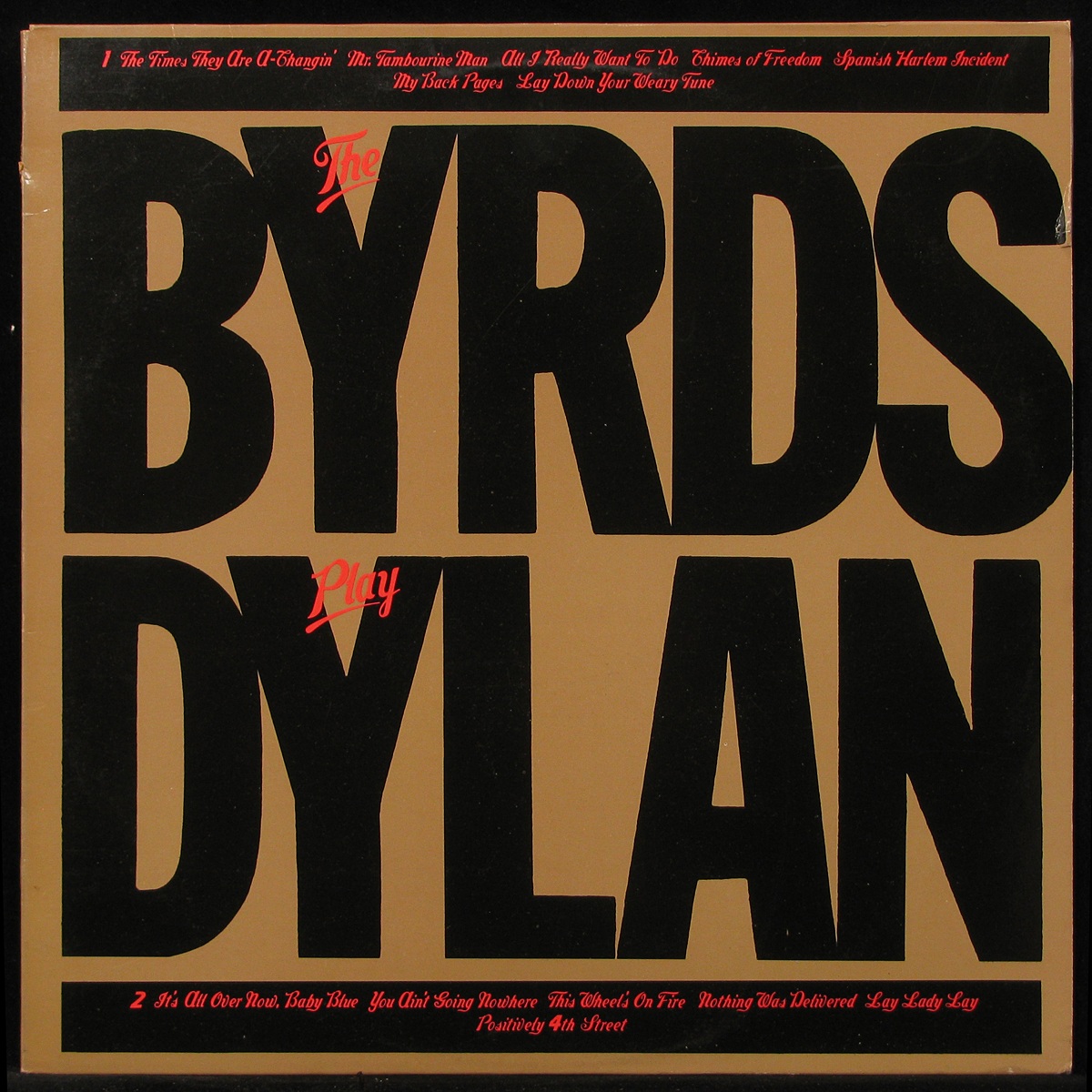 LP Byrds — Byrds Play Dylan фото
