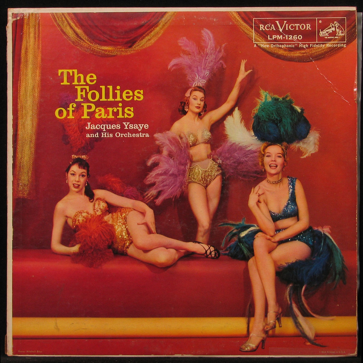 LP Jacques Ysaye And His Orchestra — Follies Of Paris (mono) фото