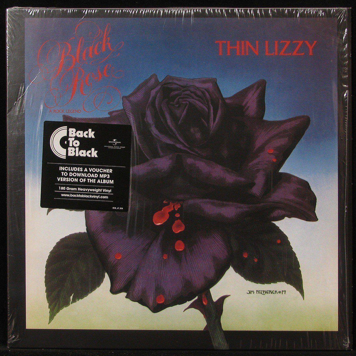 LP Thin Lizzy — Black Rose - A Rock Legend фото