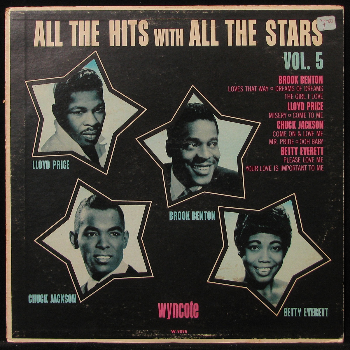 LP V/A — All The Hits With All The Stars Vol. 5 (mono) фото