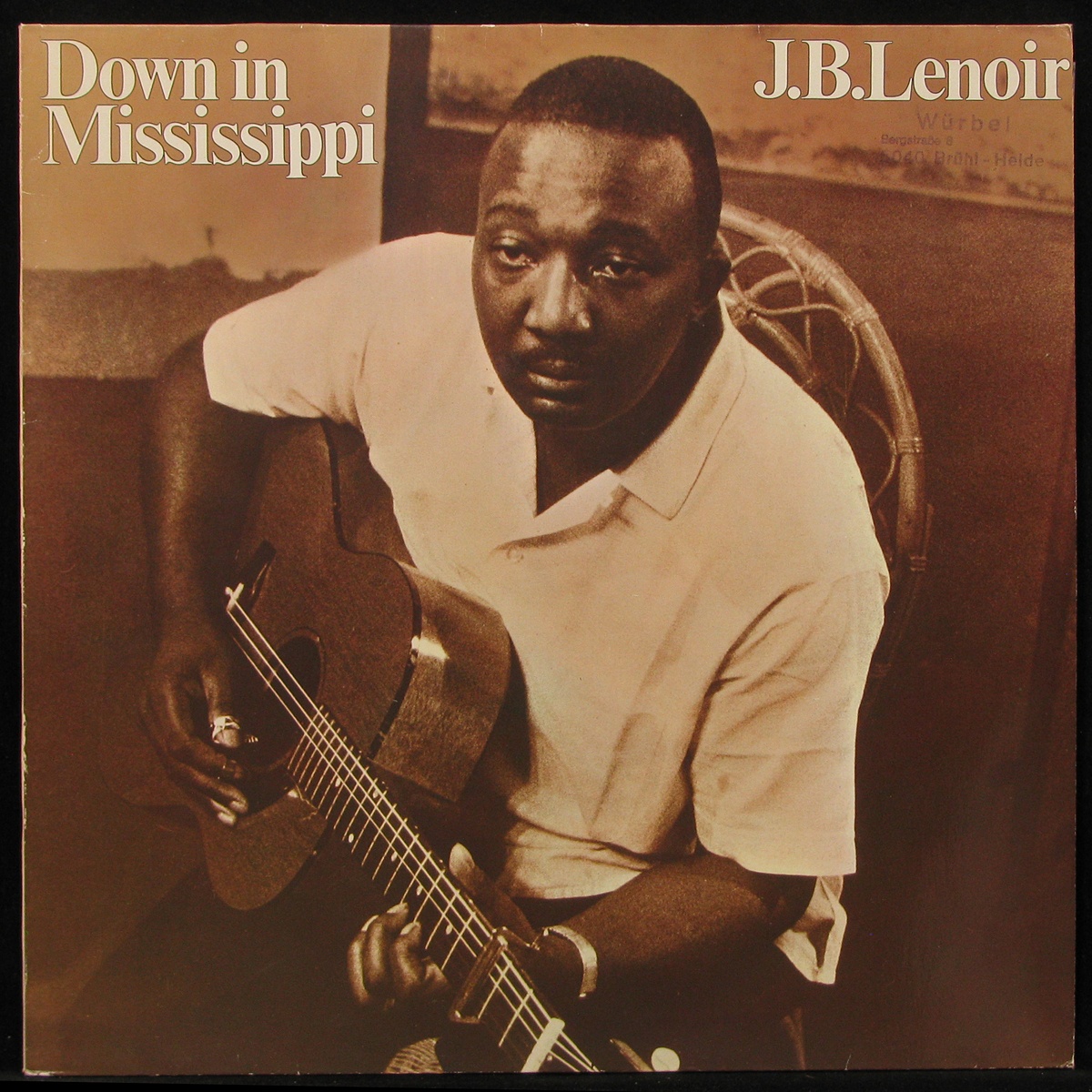 LP J.B. Lenoir — Down In Mississippi фото