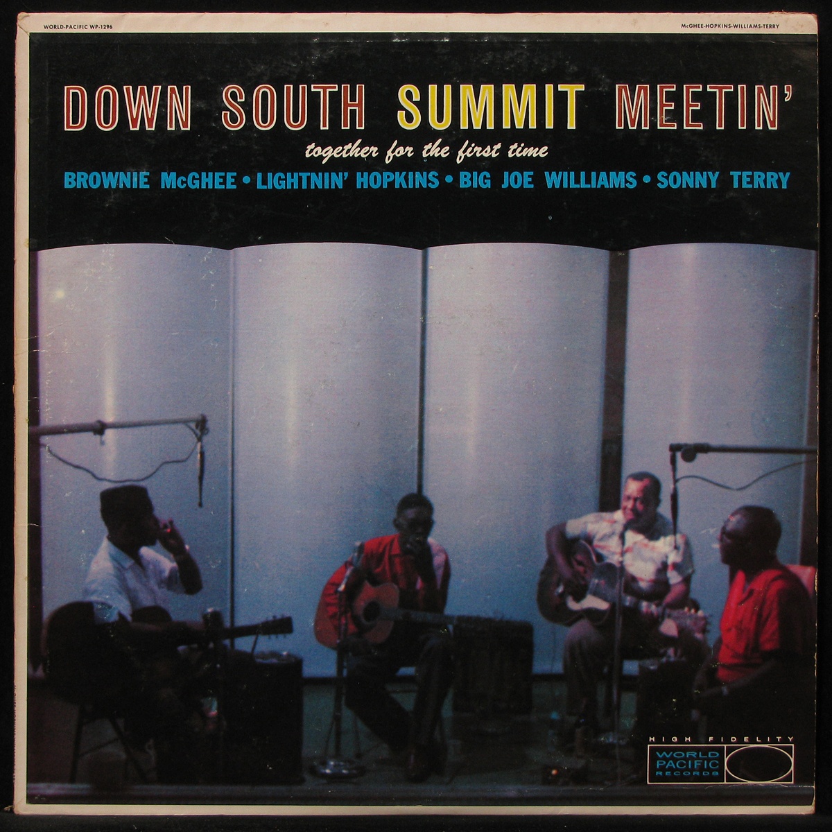LP Brownie McGhee / Lightnin' Hopkins / Big Joe Williams / Sonny Terry — Down South Summit Meetin' (mono) фото