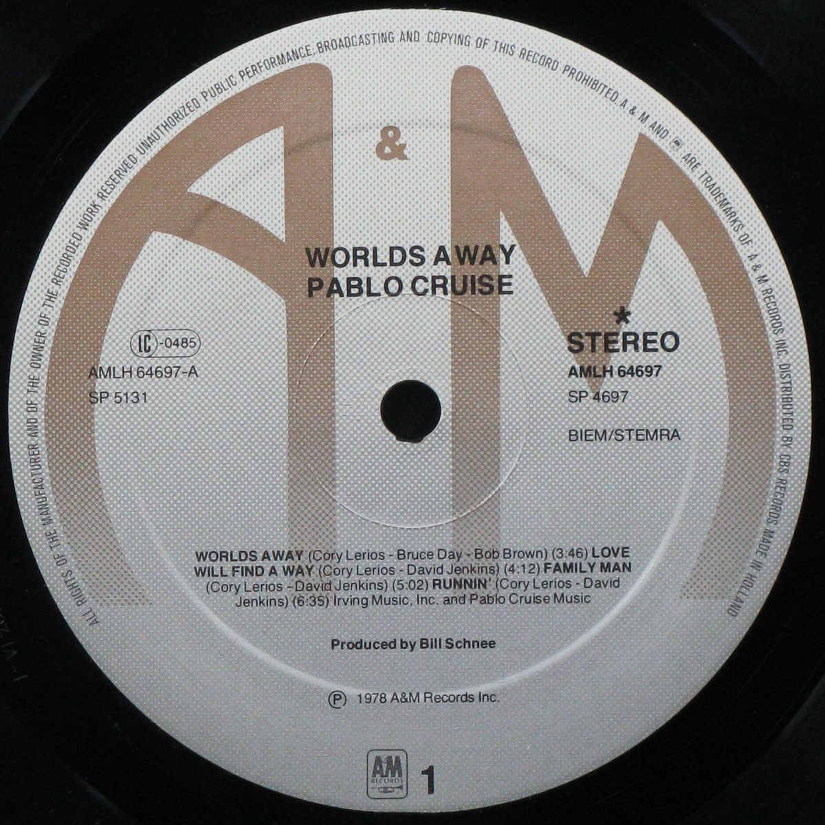 LP Pablo Cruise — Worlds Away фото 2