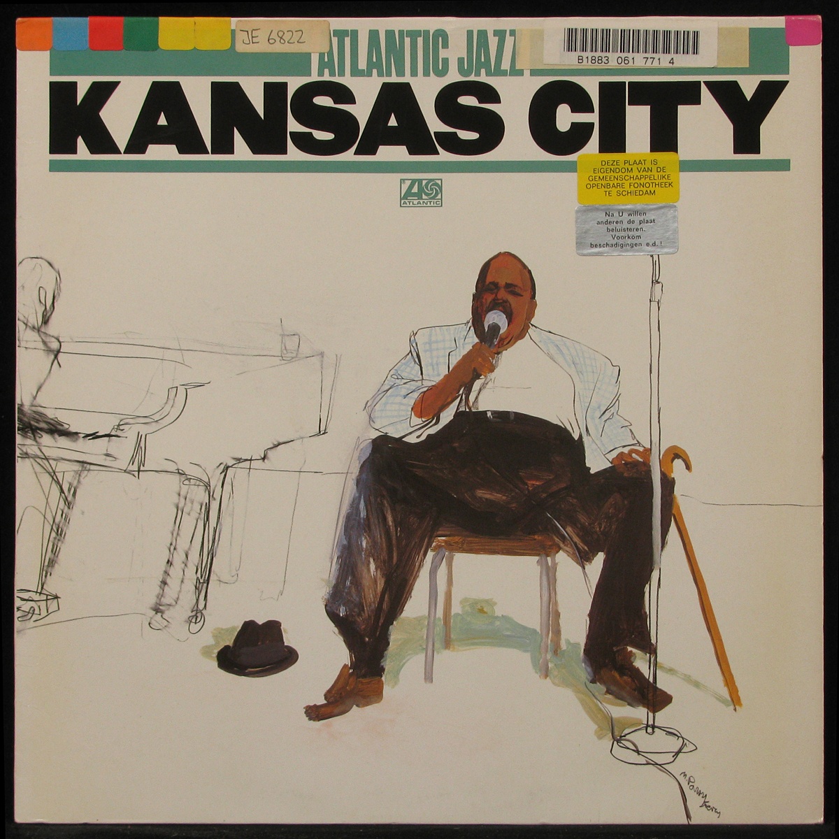 LP V/A — Atlantic Jazz Kansas City фото