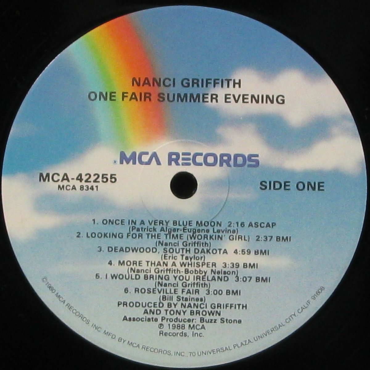 LP Nanci Griffith — One Fair Summer Evening фото 3