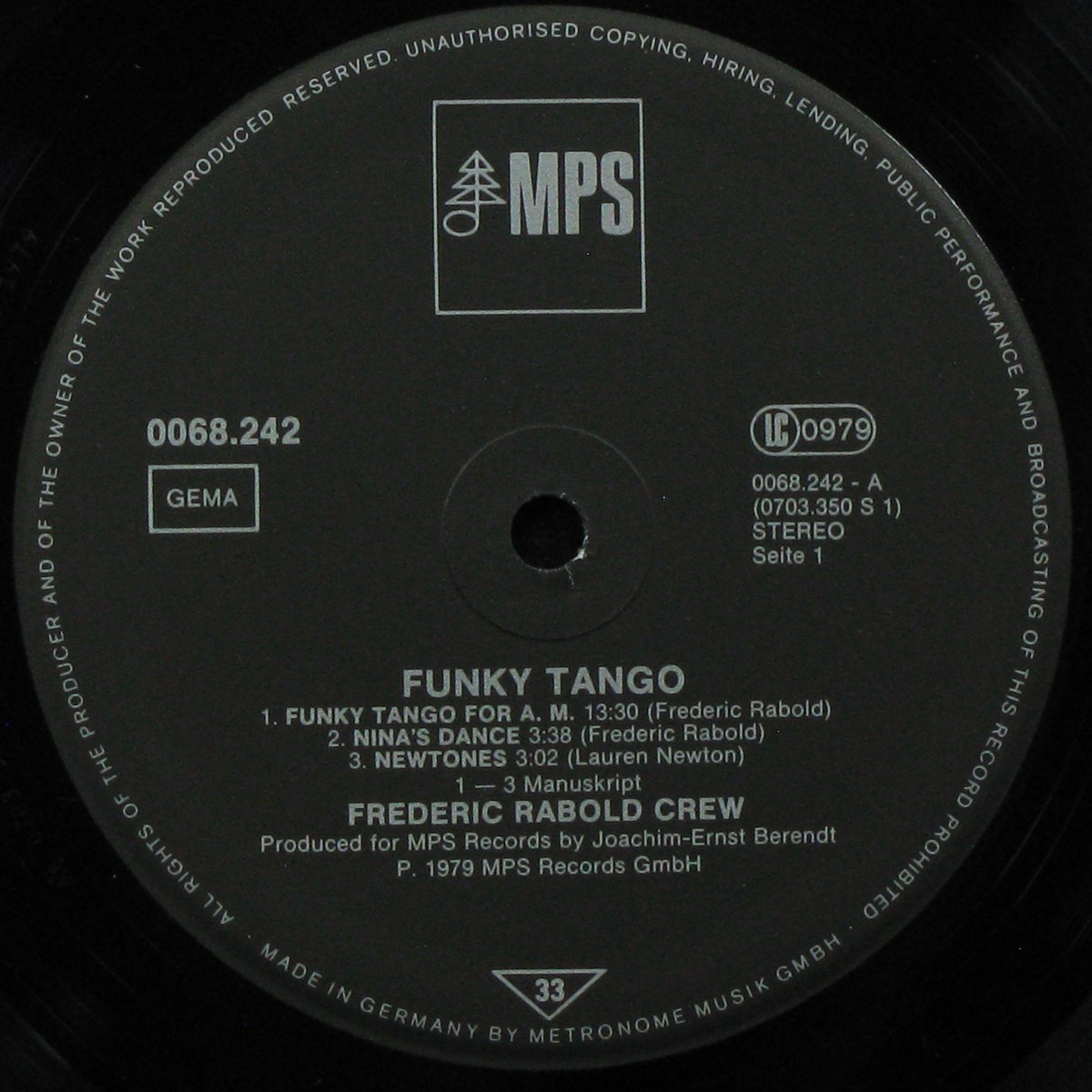 LP Frederic Rabold Crew — Funky Tango фото 2