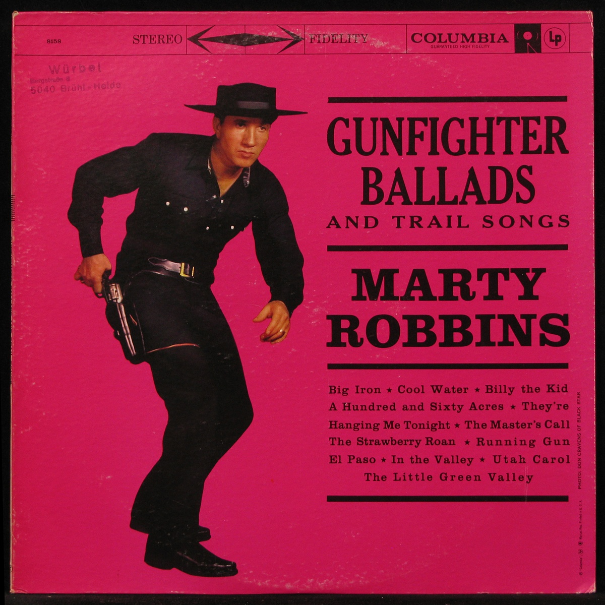 LP Marty Robbins — Gunfighter Ballads And Trail Songs фото