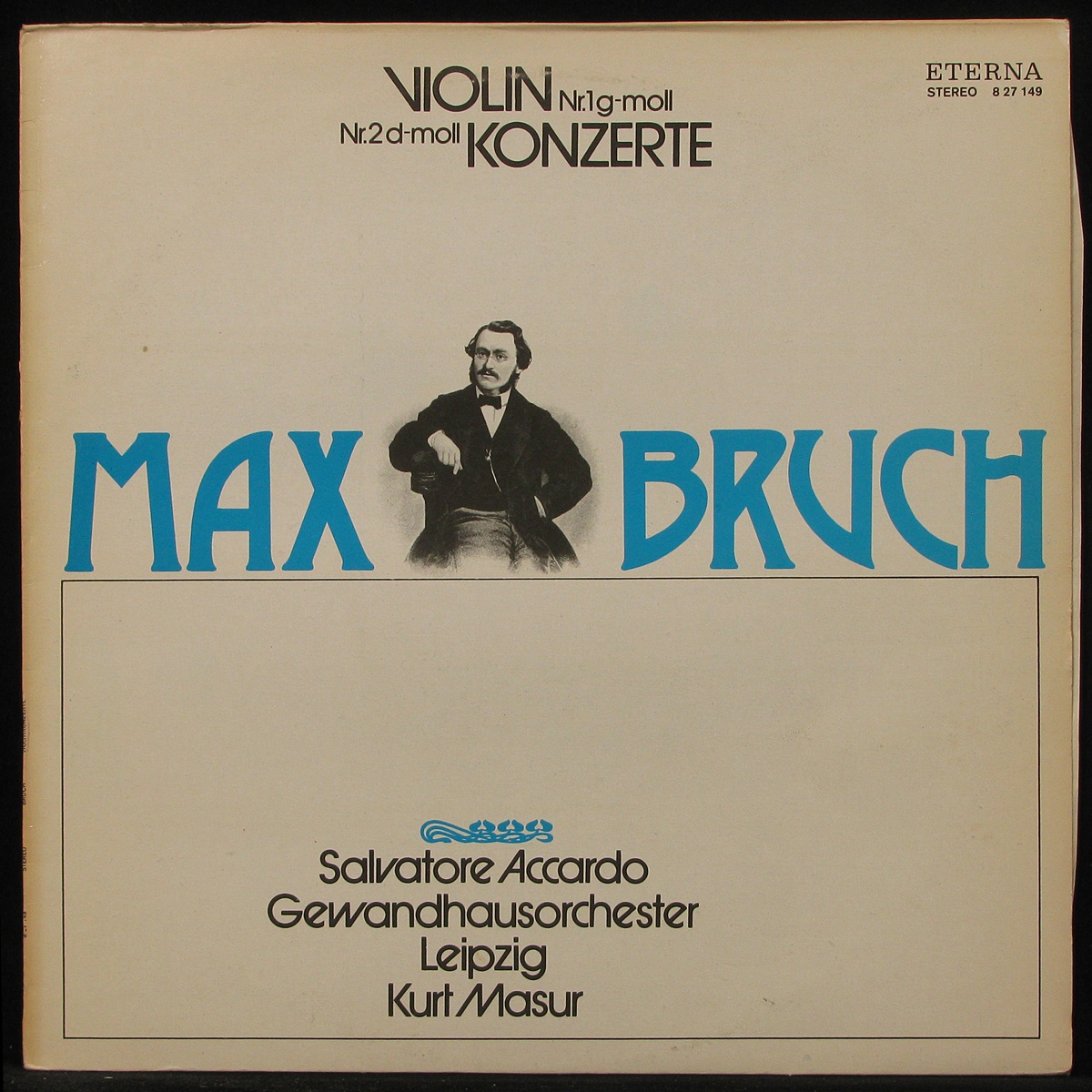 LP Kurt Masur / Salvatore Accardo — Bruch: Violinkonzerte Nr.1 G-moll / Nr.2 D-moll фото