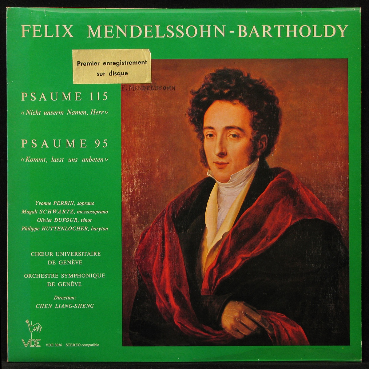 LP Chen Liang-Sheng / Philippe Huttenlocher + V/A — Mendelssohn-Bartholdy: Psaume 115 'Nicht Unserm Namen, Herr' фото