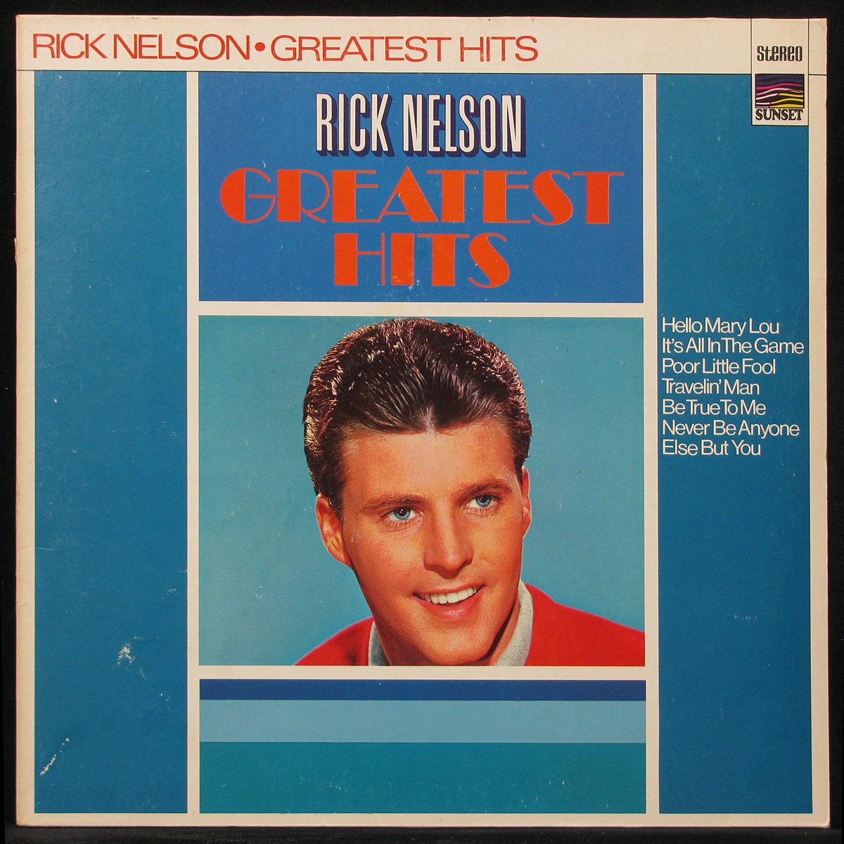 LP Rick Nelson — Greatest Hits фото