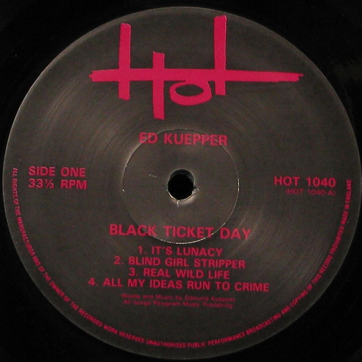 LP Ed Kuepper — Black Ticket Day фото 3