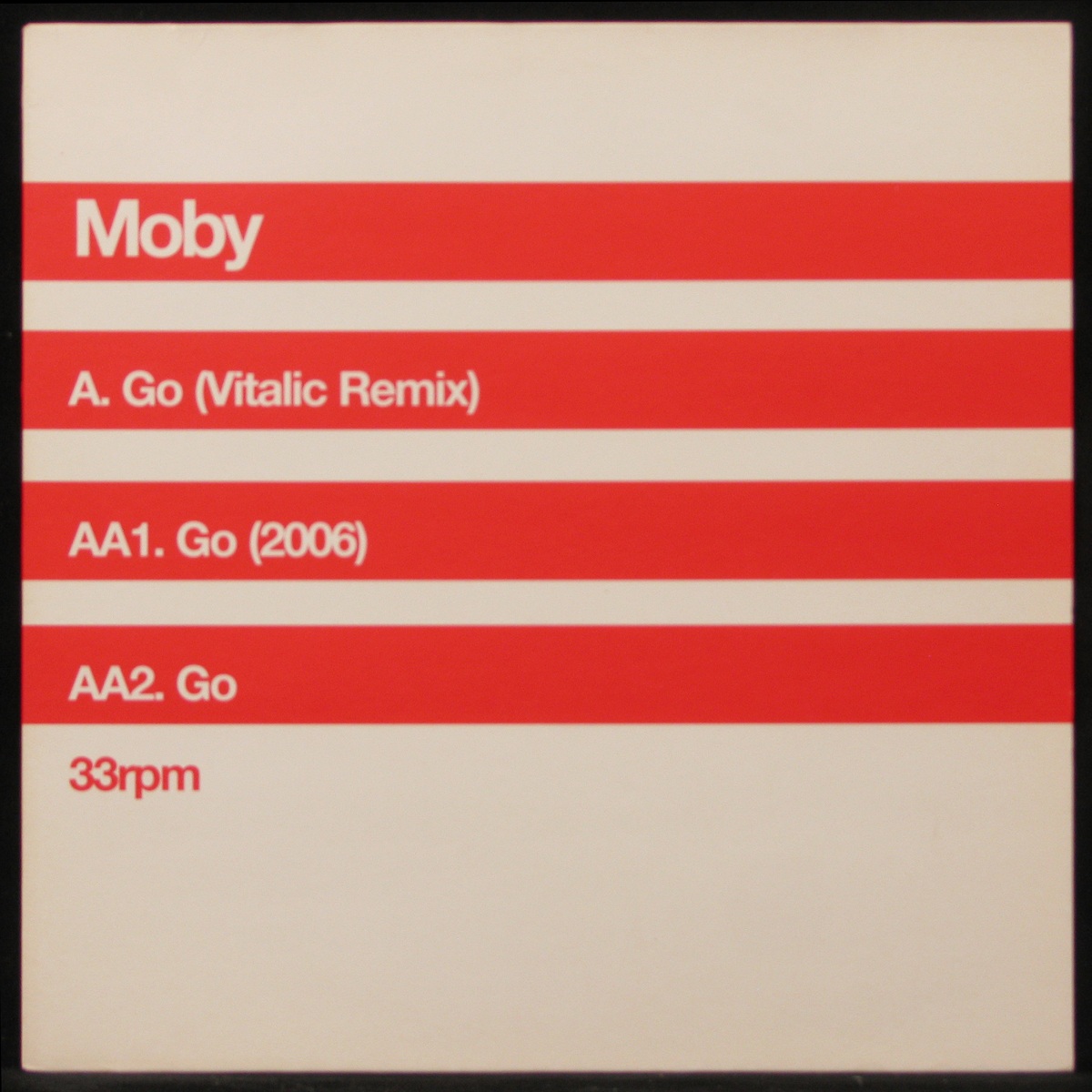LP Moby — Go (Vitalic Remix) (maxi) фото