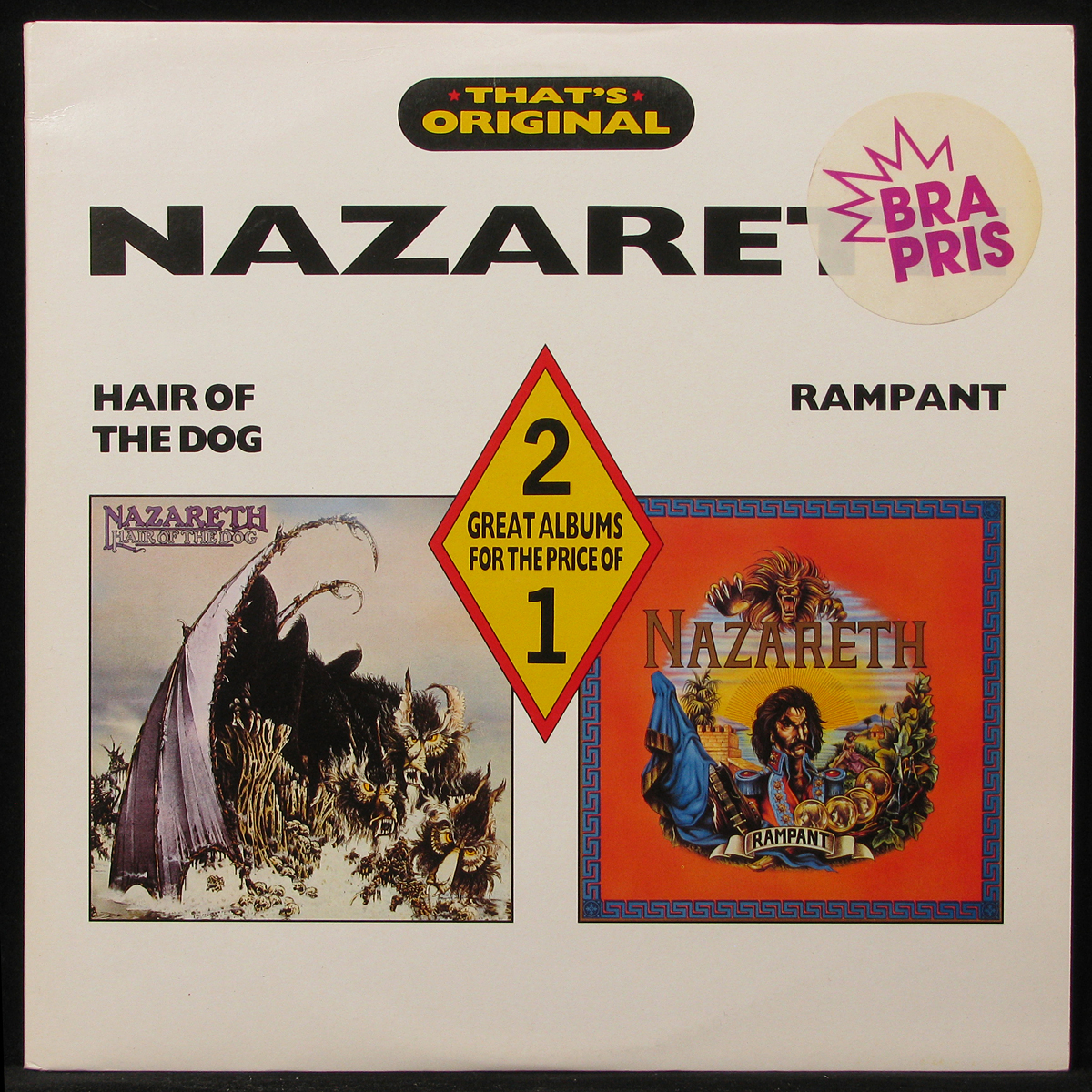 LP Nazareth — Hair Of The Dog / Rampant (2LP) фото