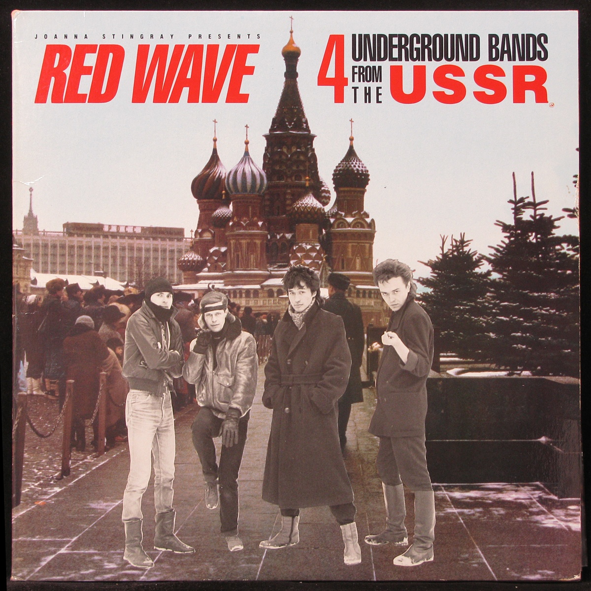 Пластинка Аквариум / Кино / Алиса / Странные Игры - Red Wave: 4 Underground  Bands From The USSR (2LP, coloured vinyl), 1986, NM/M, арт. 295296