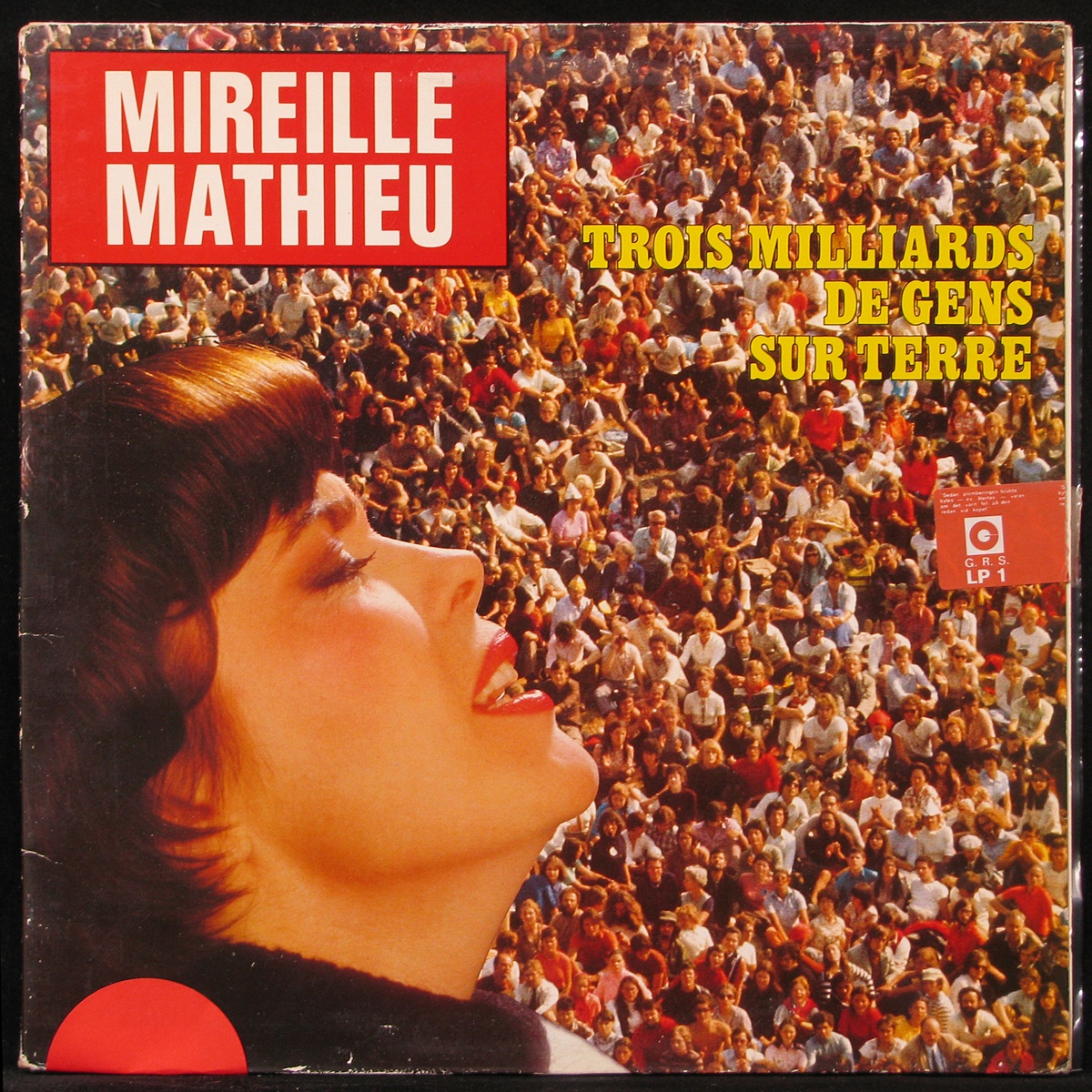 LP Mireille Mathieu — Trois Milliards De Gens Sur Terre фото