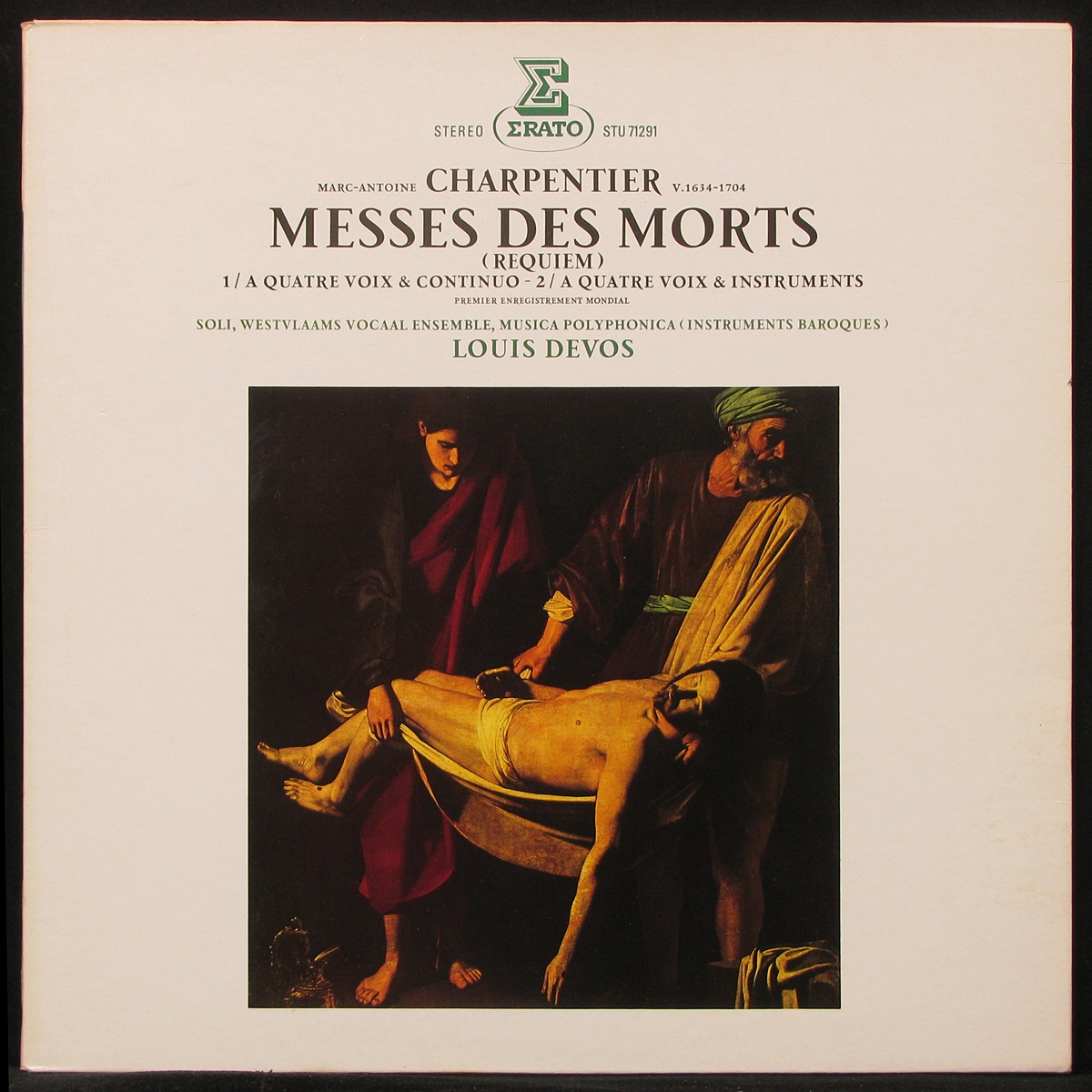 LP Louis Devos — Charpentier: Messes Des Morts (Requiem) фото