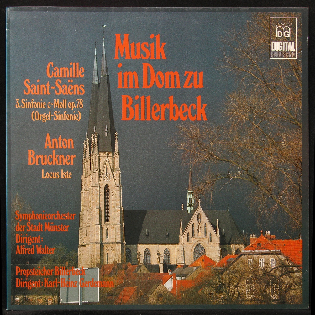 LP Alfred Walter / Karl-Heinz Gerdemann — Bruckner: Locus Iste / Saint-Saens: 3. Sinfonie C-Moll Op. 78 фото
