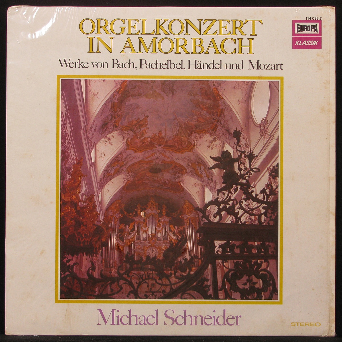 LP Michael Schneider — Orgelkonzert in Amorbach: Bach / Pachelbel / Händel / Mozart фото
