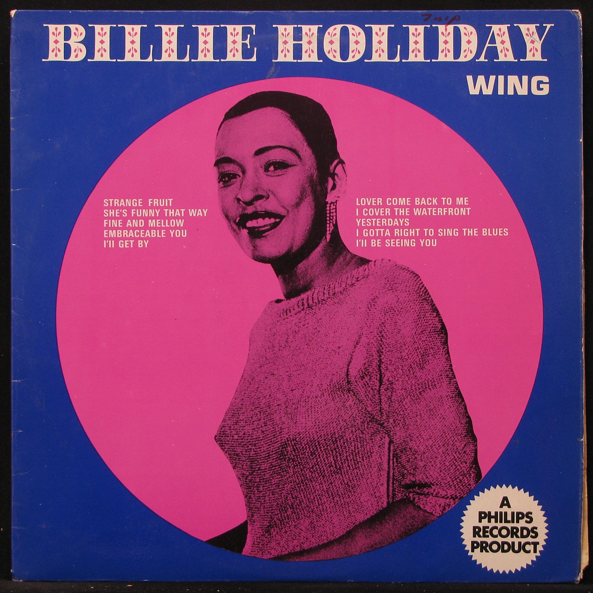 LP Billie Holiday — Billie Holiday (1964) фото