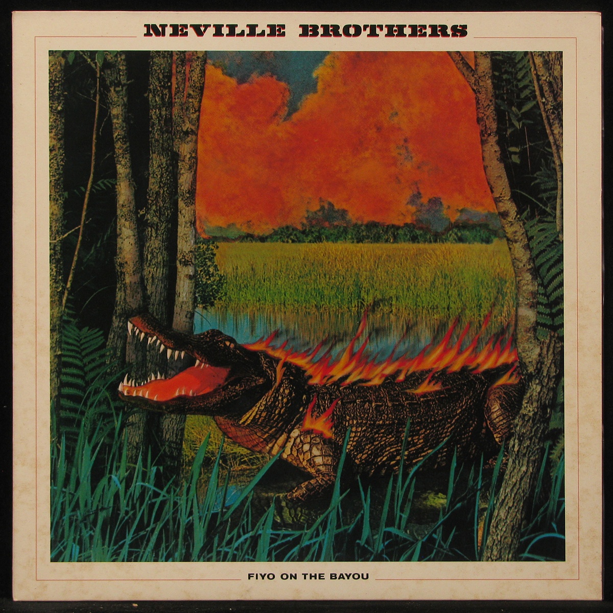 LP Neville Brothers — Fiyo On The Bayou фото