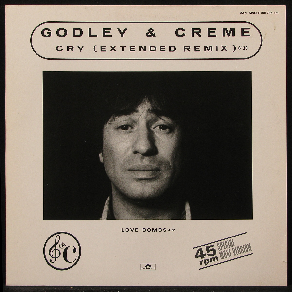 LP Godley & Creme — Cry (Extended Remix) (maxi) фото