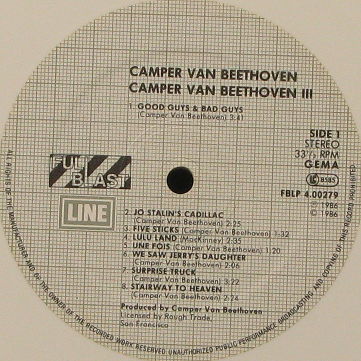 LP Camper Van Beethoven — Camper Van Beethoven (coloured vinyl) фото 2