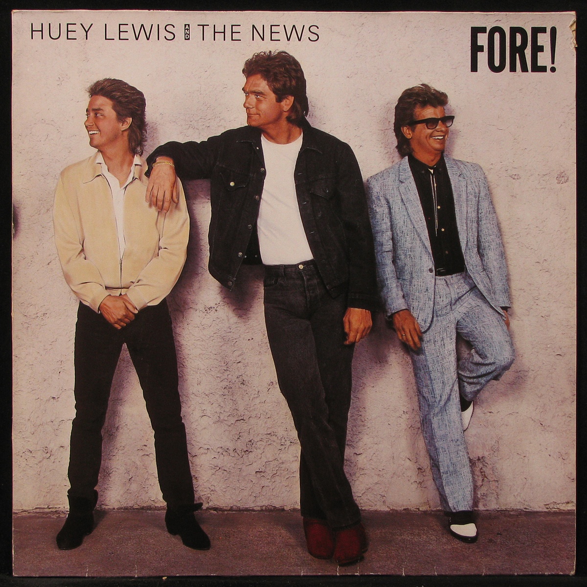 LP Huey Lewis And The News — Fore! ((autographed)) фото