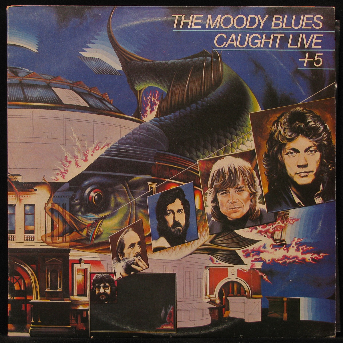 LP Moody Blues — Caught Live +5 (2LP) фото