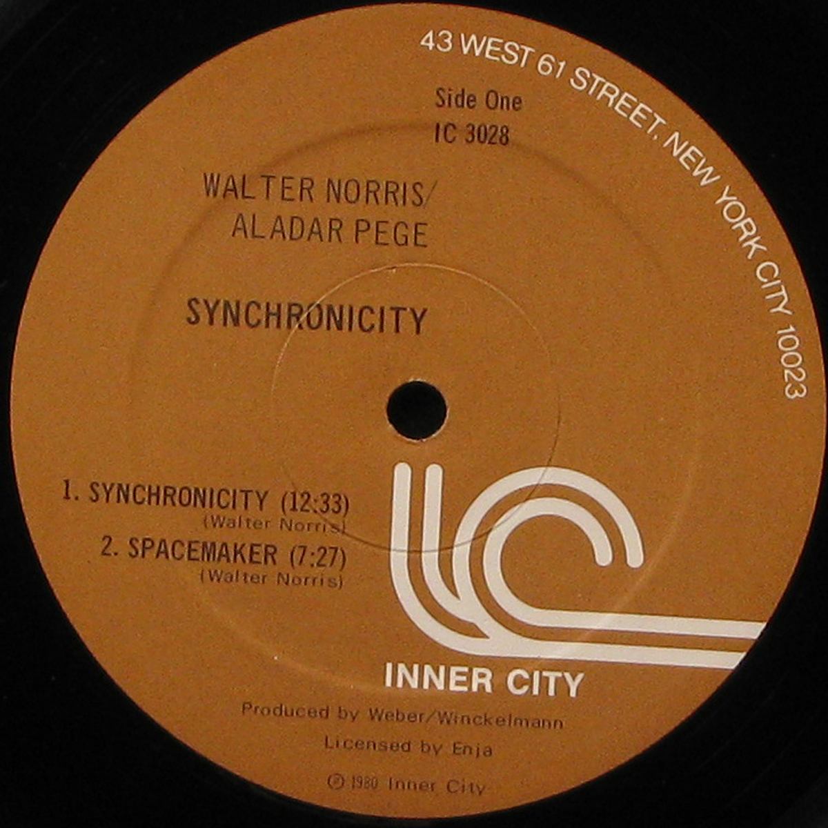 LP Walter Norris / Aladar Pege — Synchronicity фото 2