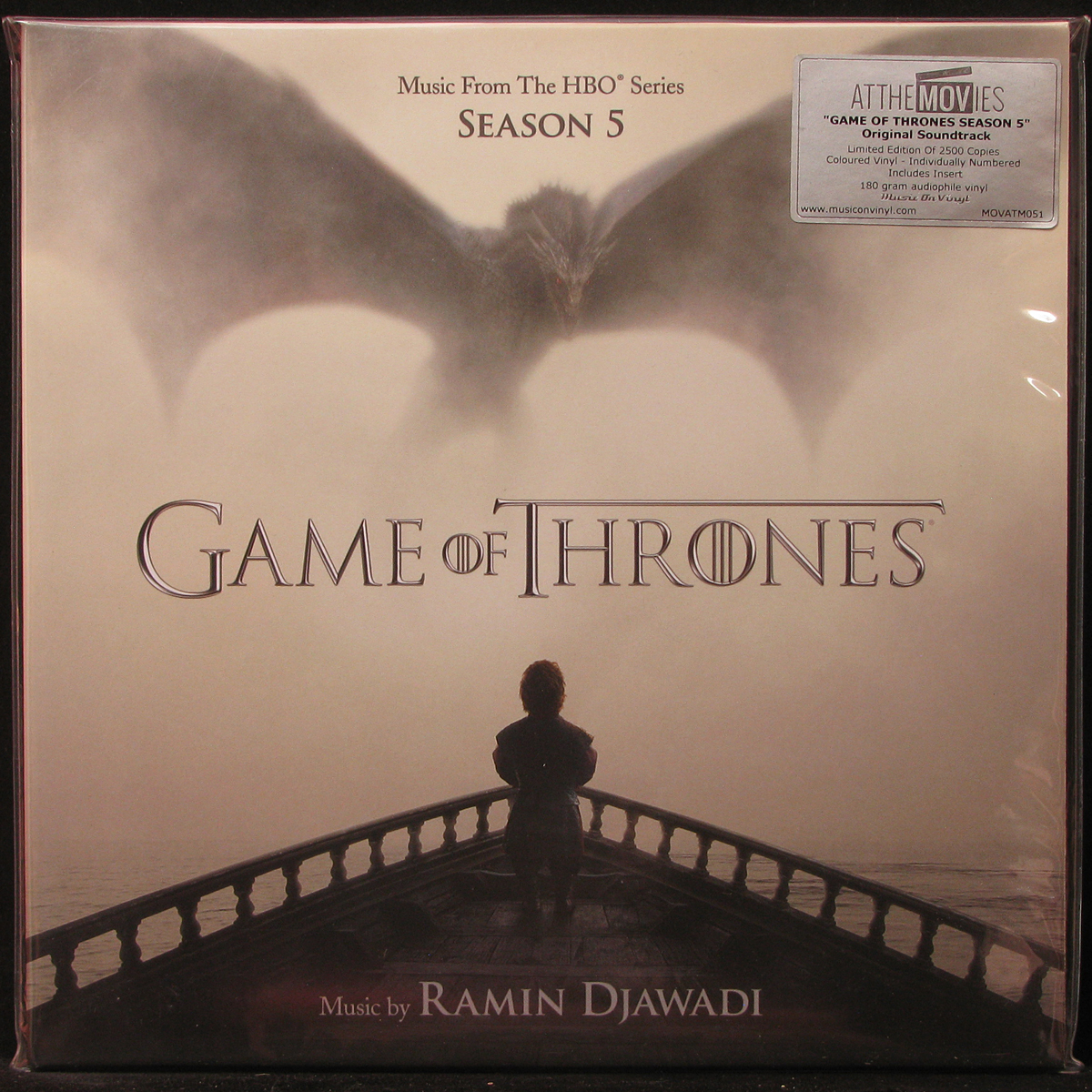 LP Soundtrack — Game Of Thrones (Music From The HBO Series) Season 5 (2LP, coloured vinyl) фото