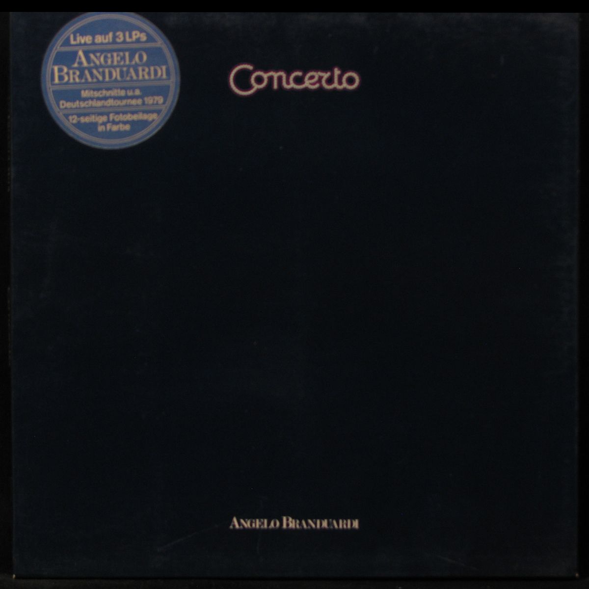 LP Angelo Branduardi — Concerto (3LP BOX, + booklet) фото