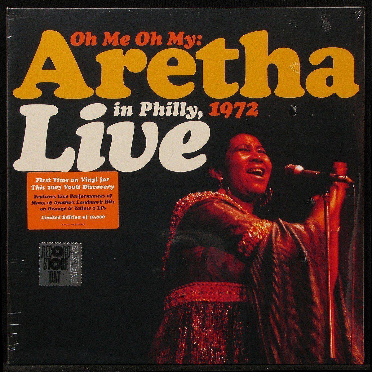 LP Aretha Franklin — Oh Me Oh My: Aretha Live In Philly, 1972 (2LP, coloured vinyl) фото