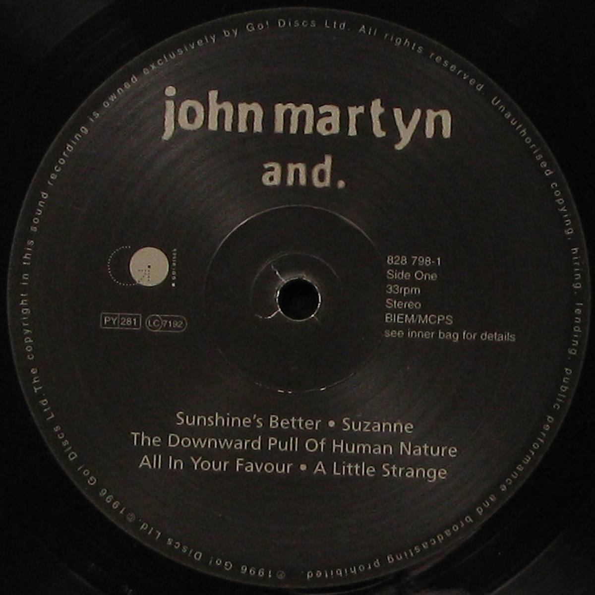 LP John Martyn — And. фото 5