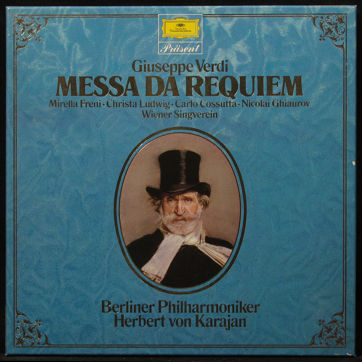 LP Karajan — Verdi.Messa De Raquiem  (2LP, BOX, + booklet) фото