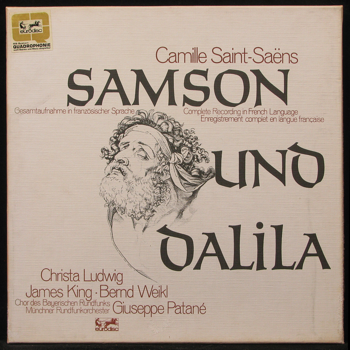 LP Christa Ludwig / Giuseppe Patane — Saint-Saens: Samson Und Dalila (3LP, BOX, + booklet) фото