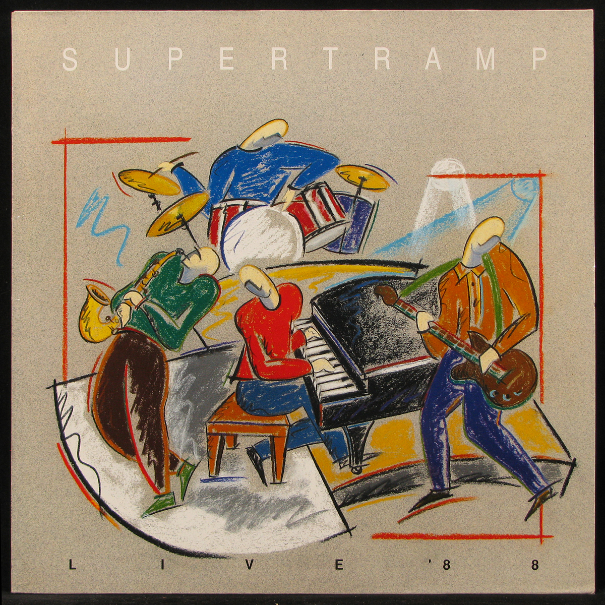 LP Supertramp — Live '88 фото