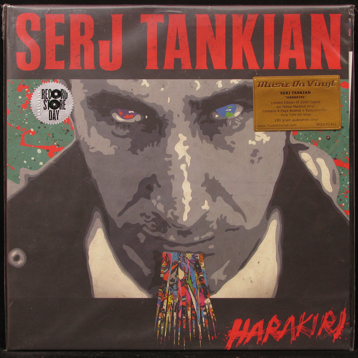 LP Serj Tankian — Harakiri (coloured vinyl, + booklet, + print) фото