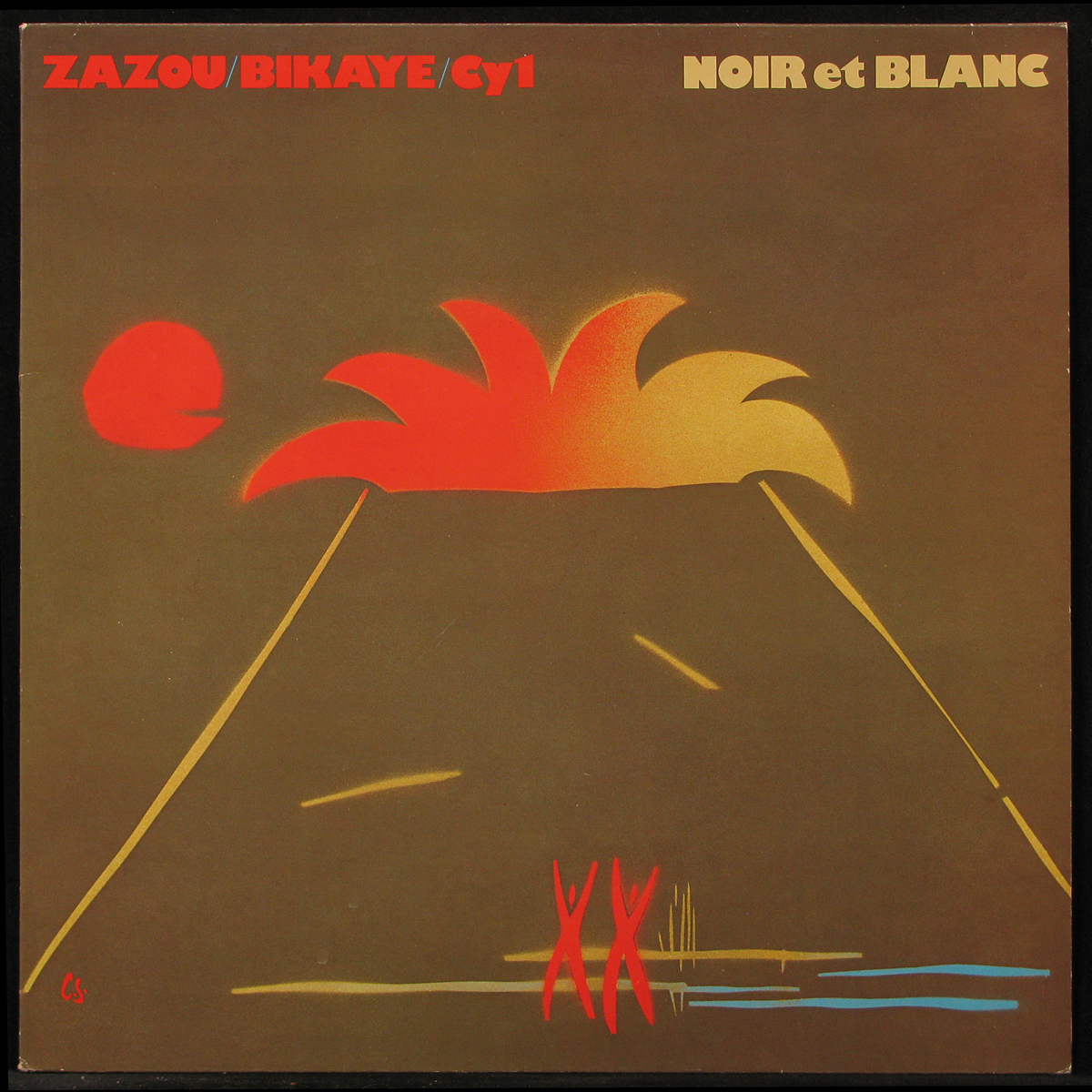 LP Zazou / Bikaye / Cy 1 — Noir Et Blanc фото