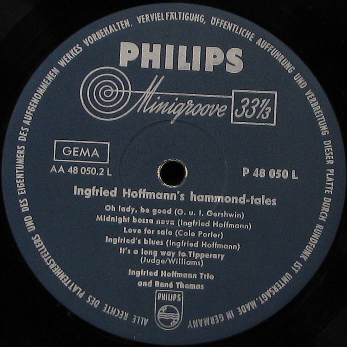 LP Ingfried Hoffmann — Hammond Tales (mono) фото 3