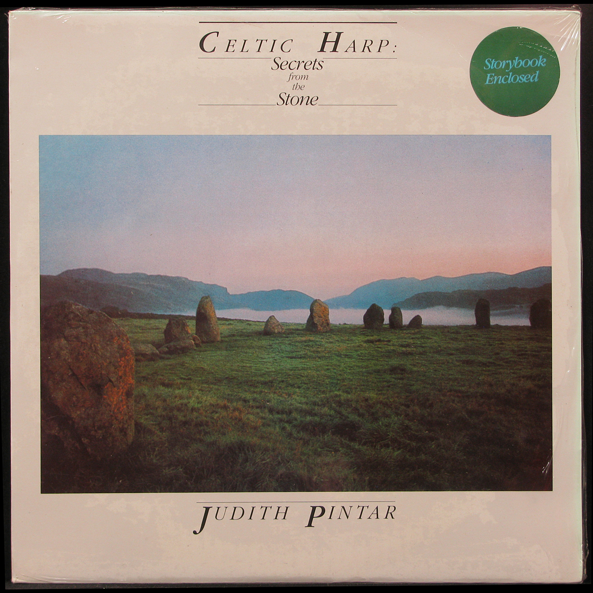 LP Judith Pintar — Secrets From The Stone - Celtic Harp (sealed original) фото