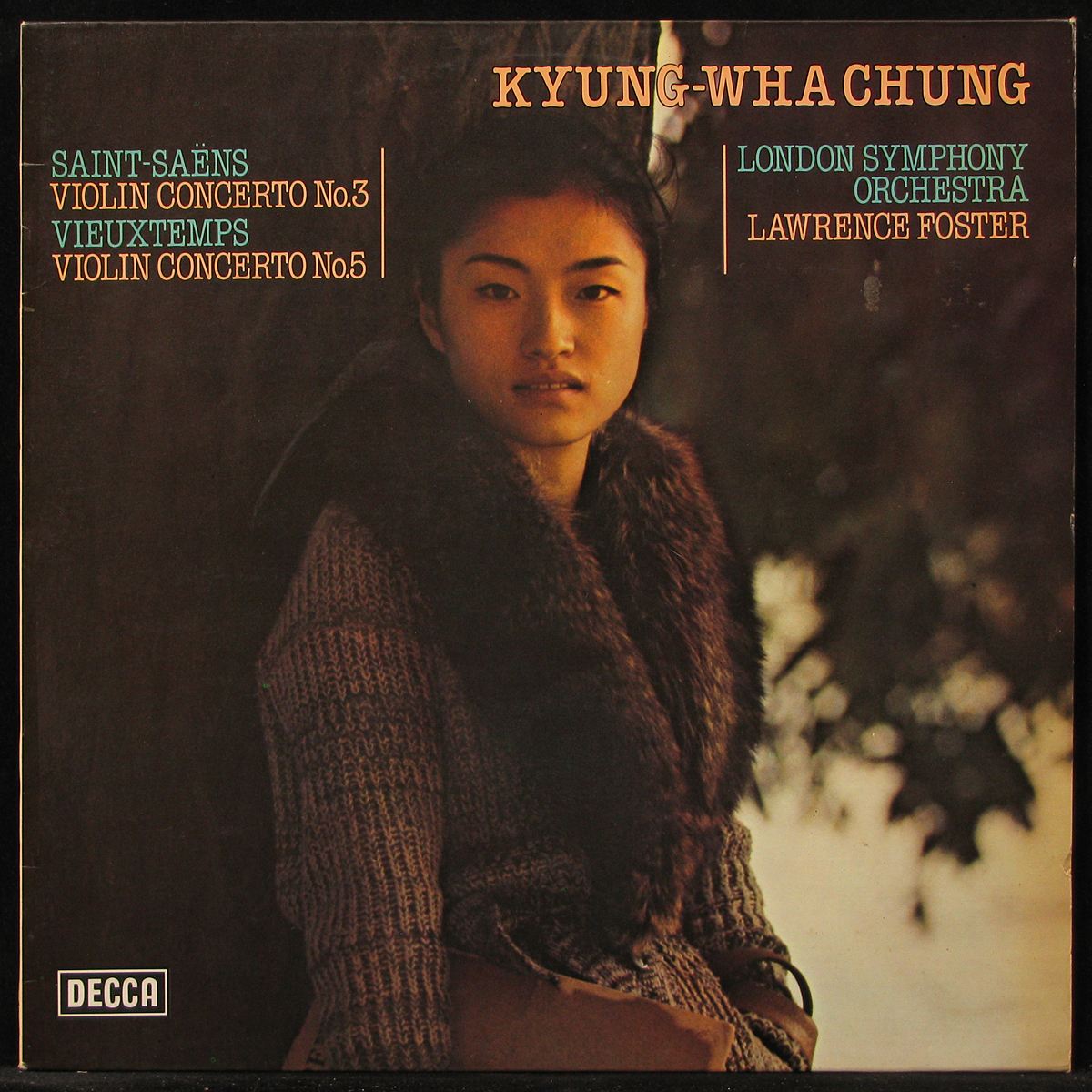 LP Kyung-Wha Chung — Saint-Saens, Vieuxtemps, Violin Concerto No.3 / Violin Concerto No.5 фото