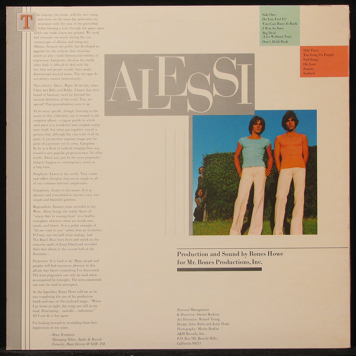 LP Alessi Brothers — Alessi фото