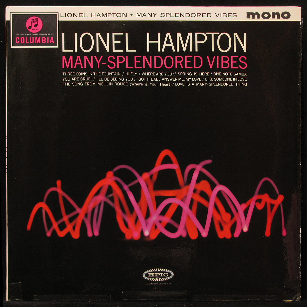 LP Lionel Hampton — Many-Splendored Vibes (mono) фото