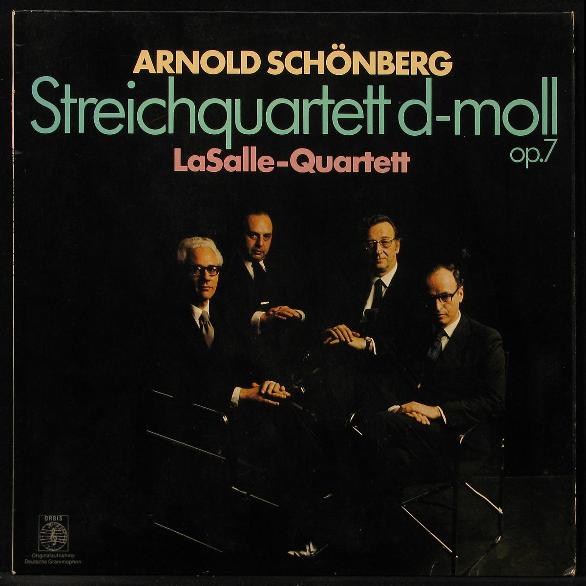 LP La Salle Quartet — Arnold Schoenberg. Streichquartett D-Moll Op.7 фото