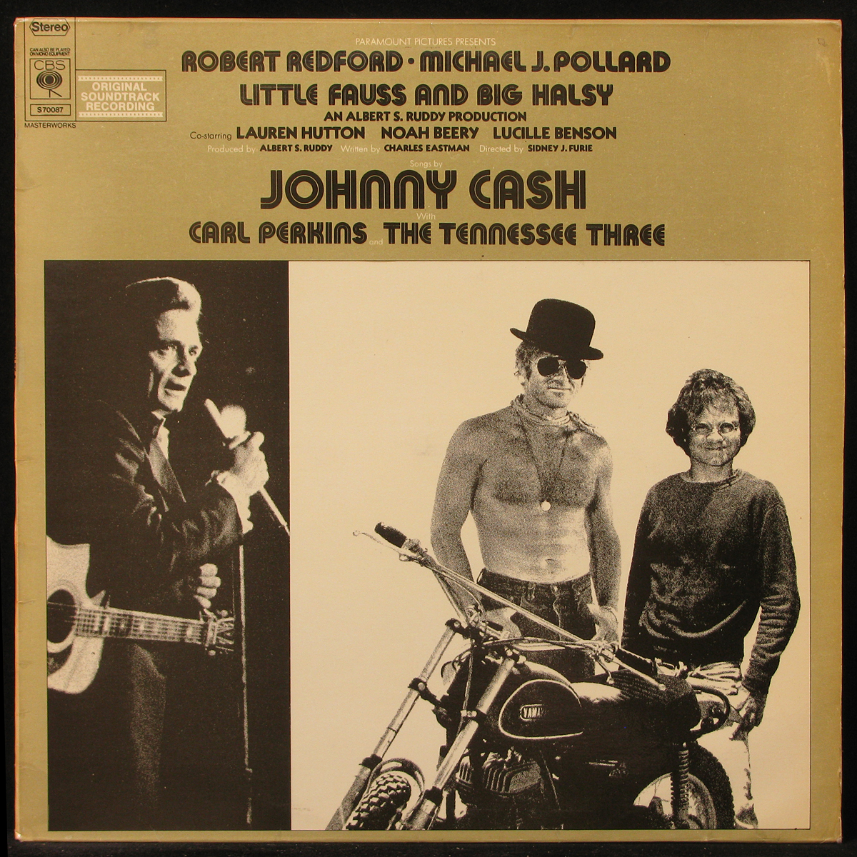 LP Johnny Cash / Carl Perkins — Little Fauss And Big Halsy (Original Soundtrack Recording) фото