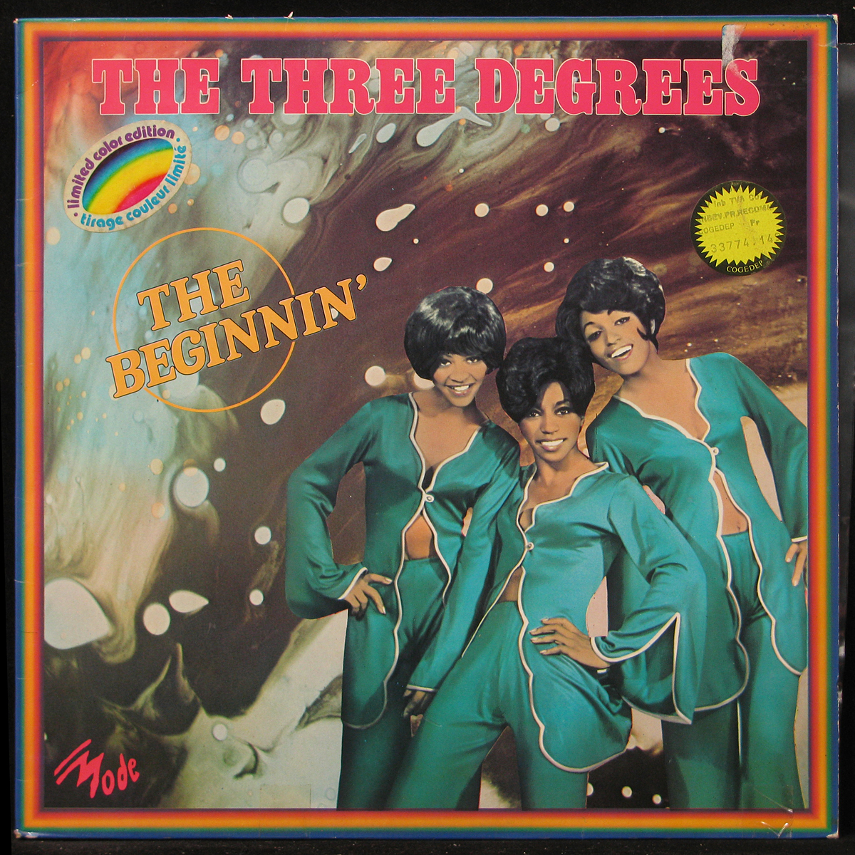 LP Three Degrees — The Beginnin' (coloured vinyl) фото