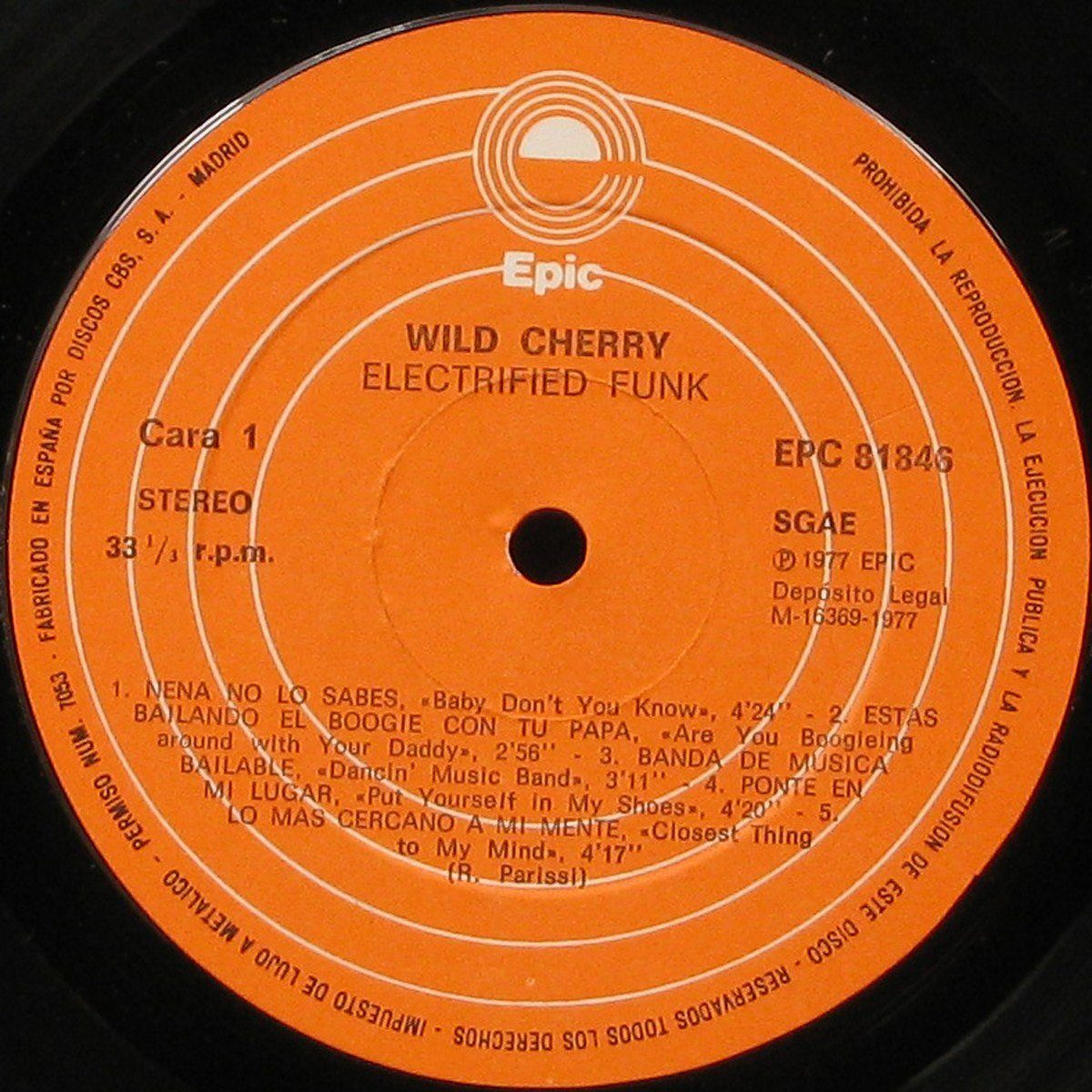 LP Wild Cherry — Electrified Funk фото 2